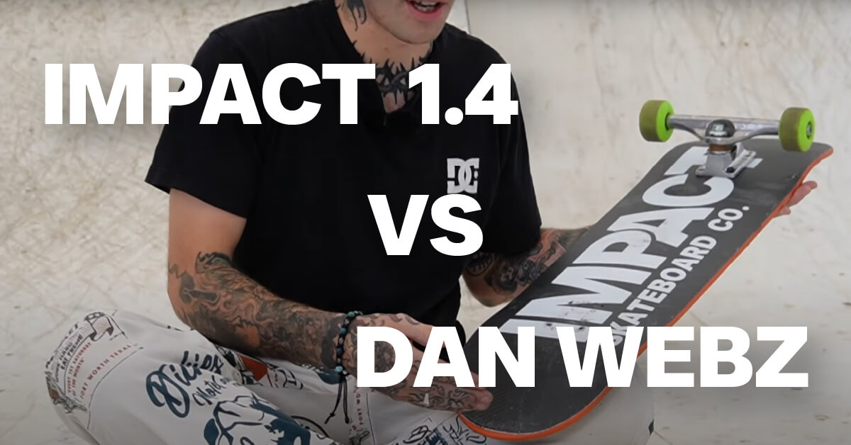 Dan Webz Testing and reviewing Impact XPU carbon skateboard deck