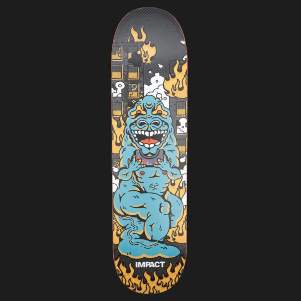 XPU Skateboard deck Zilla Carbon