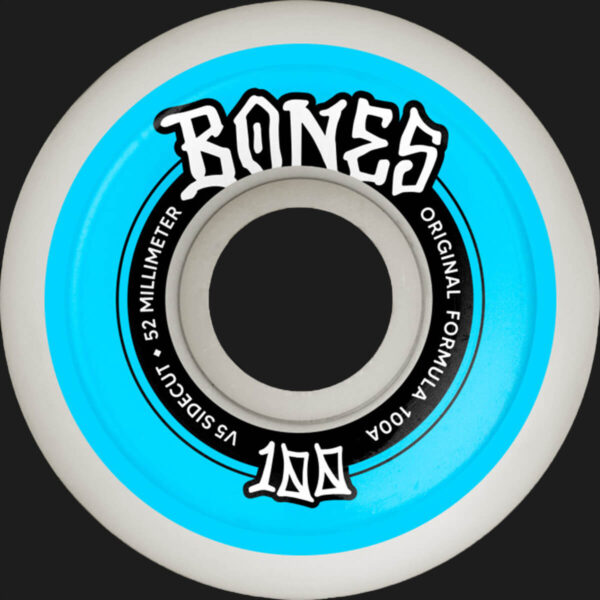 Bones V5 Sidecut 52mm OG 100A Skateboard Wheels